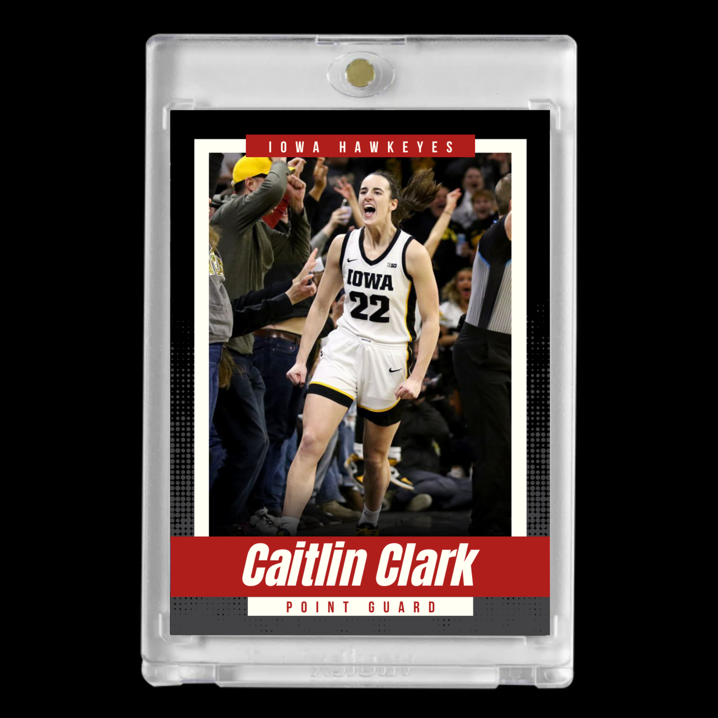 Caitlin Clark #22 – 2024 NCAA All-Time Scoring Record Custom Art Card (Mint ACEO)