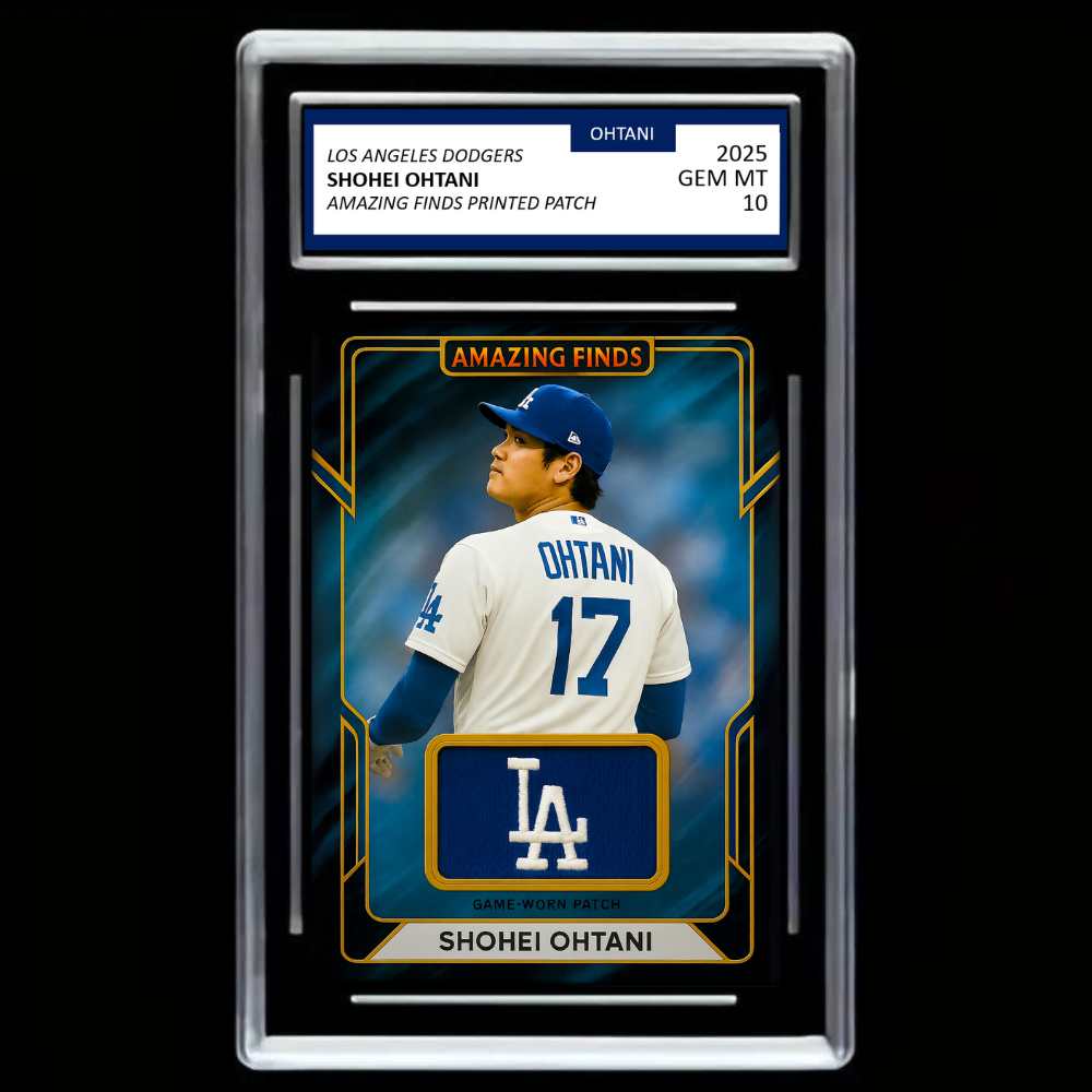 Shohei Ohtani #17 Dodgers Custom Art Card - GRADED GEM MINT 10!