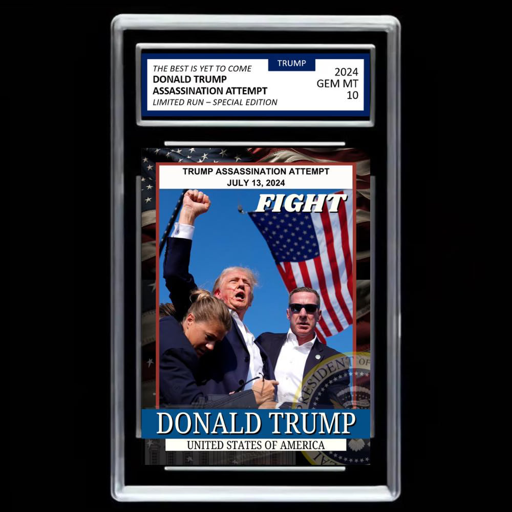 Donald Trump 2024 Trading Card - Graded GEM-MINT 10