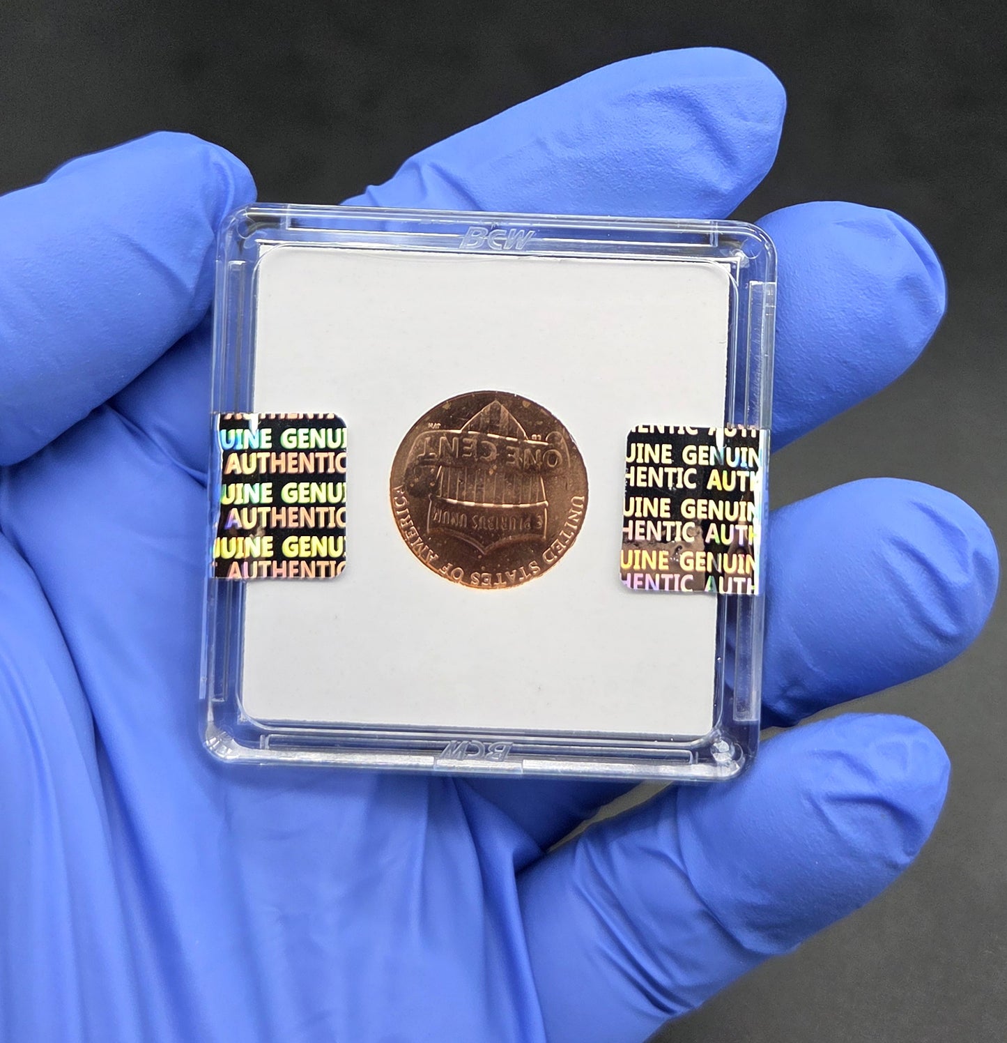 2025 Lincoln Penny Cent OMEGA Ω Counterstamp with 2x2 Protector IN STOCK!!