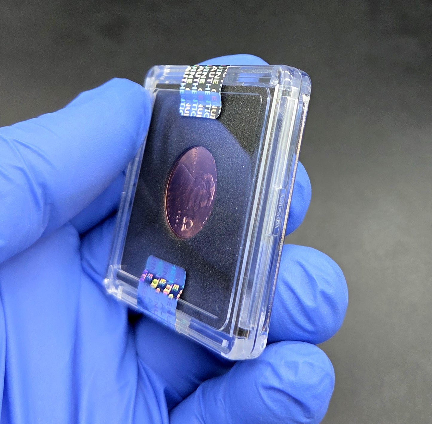 2025 Lincoln Penny Cent OMEGA Ω Counterstamp with 2x2 Protector IN STOCK!!