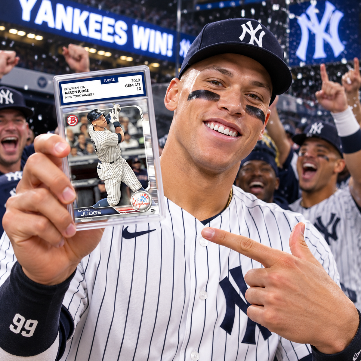 2019 Bowman Aaron Judge #16 GEM MINT 10 – New York Yankees Baseball Collectible Card