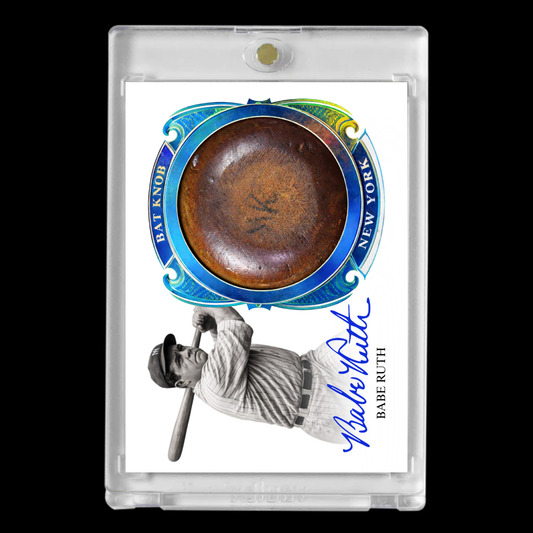 Babe Ruth Card – New York Yankees Bat Knob Edition!