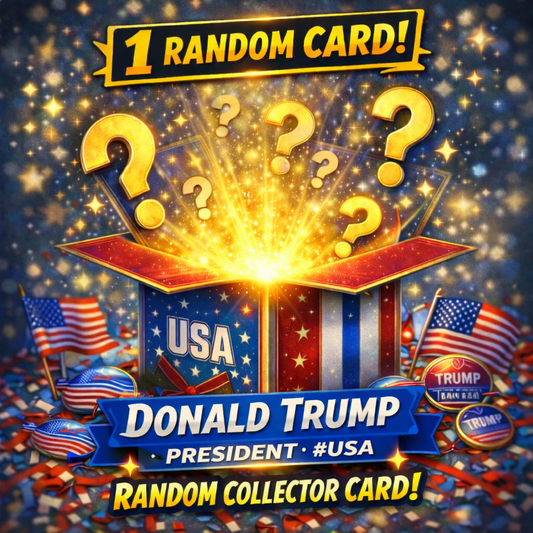 1 Donald Trump MAGA RANDOM Card From Our HUGE Website Inventory!!