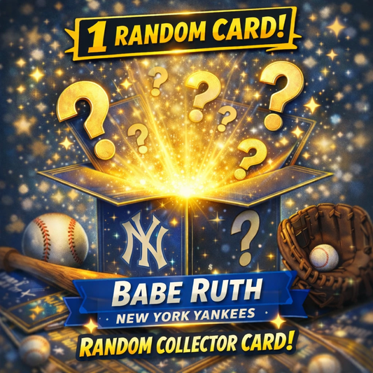 1 Babe Ruth New York Yankees RANDOM Card From Our HUGE Website Inventory!!