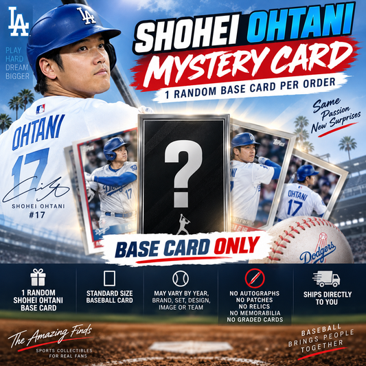 Shohei Ohtani Mystery Baseball Card – 1 Random Card – Surprise Collectible