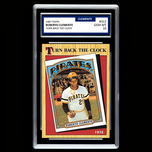 Roberto Clemente 1987 Topps #313 Pittsburgh Pirates - Graded Gem Mint 10!