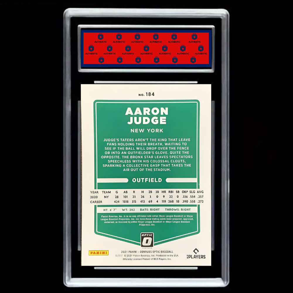 2021 Donruss Optic #184 Aaron Judge New York Yankees – GEM MINT 10!
