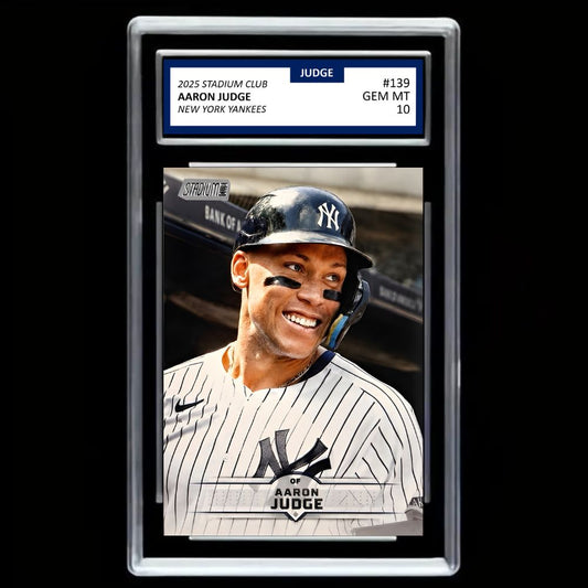 2025 Stadium Club Aaron Judge #139 New York Yankees - Graded Gem Mint 10!