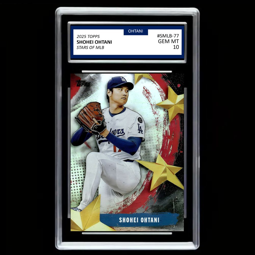 2025 Topps Update Stars of MLB Shohei Ohtani Los Angeles Dodgers #SMLB-77 - Graded Gem Mint 10!