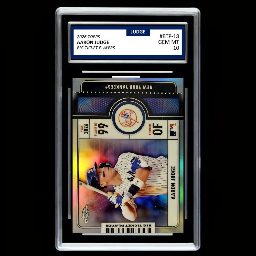 2026 Topps Series 1 - Big Ticket Players Aaron Judge #BTP-18 - Graded Gem Mint 10!