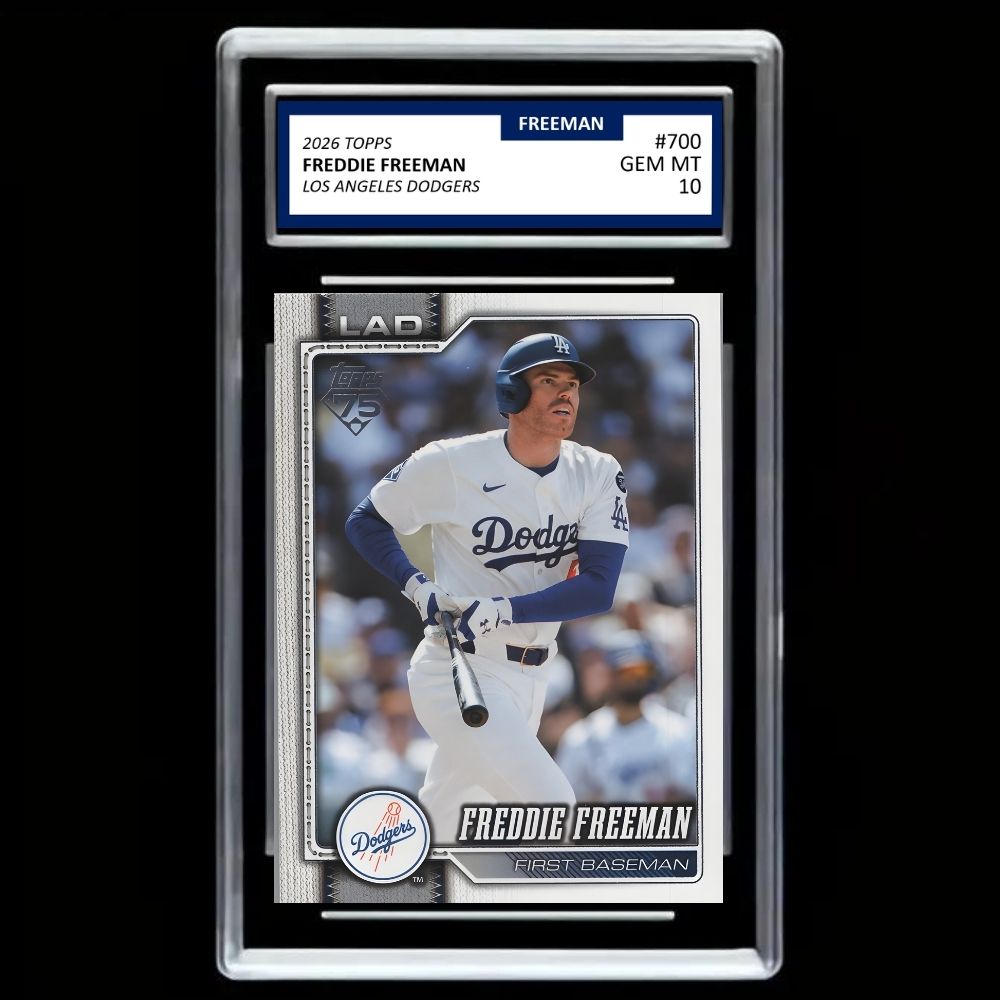 Freddie Freeman 2026 Topps #700 Los Angeles Dodgers - Graded Gem Mint 10!