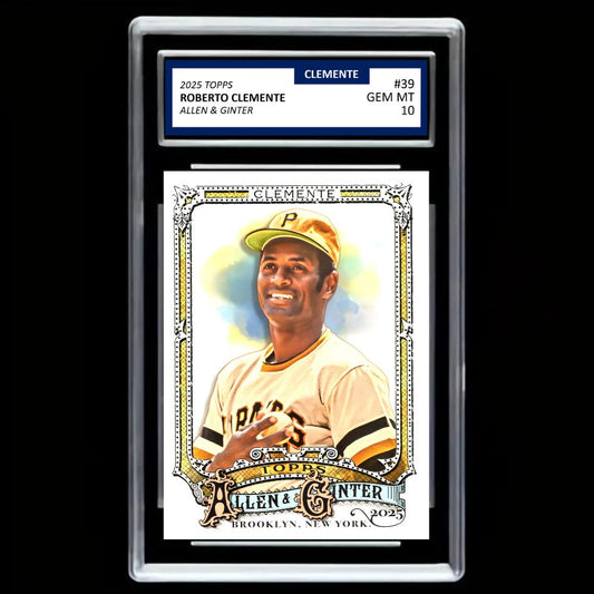 2025 Topps Allen & Ginter #39 Roberto Clemente - Graded Gem Mint 10!