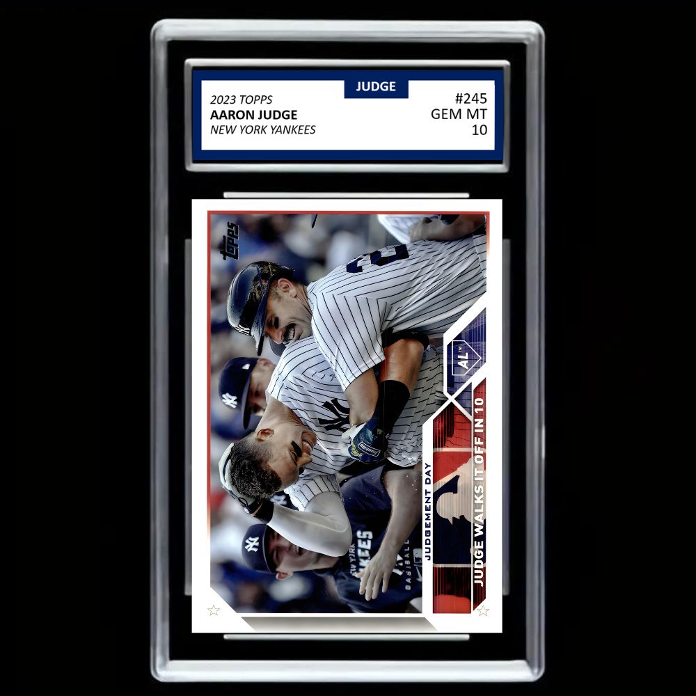 2023 Topps Judgement Day Aaron Judge #245 New York Yankees - Graded Gem Mint 10!