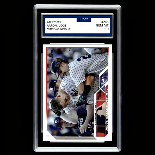 2023 Topps Judgement Day Aaron Judge #245 New York Yankees - Graded Gem Mint 10!