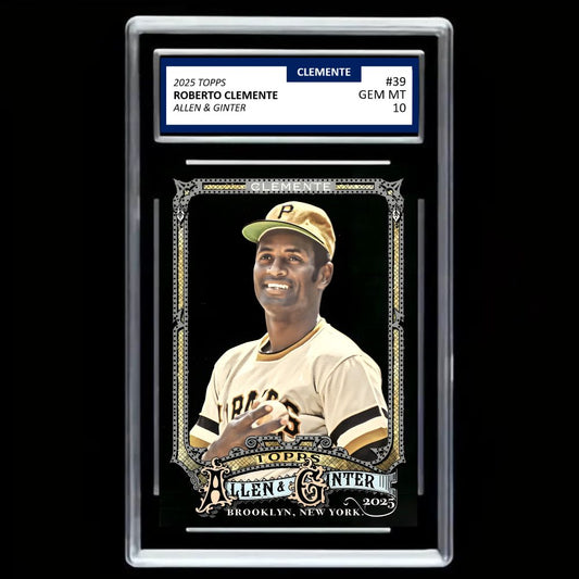 2025 Topps Allen & Ginter X #39 Roberto Clemente - Graded Gem Mint 10!