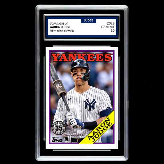 Aaron Judge 2023 Topps 1988 35th Anniversary #T88-37 – New York Yankees – GEM MINT 10 Display Collectible!