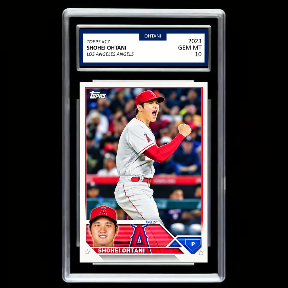 2023 Topps Shohei Ohtani #17 Los Angeles Angels – GEM MINT 10 Baseball Card