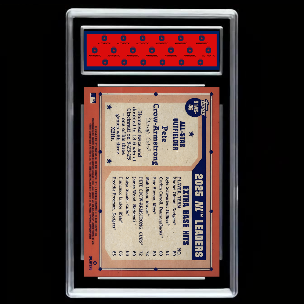 Pete Crow-Armstrong 2026 Topps All-Star #91AS-46 Chicago Cubs GEM MINT 10 Graded Card!