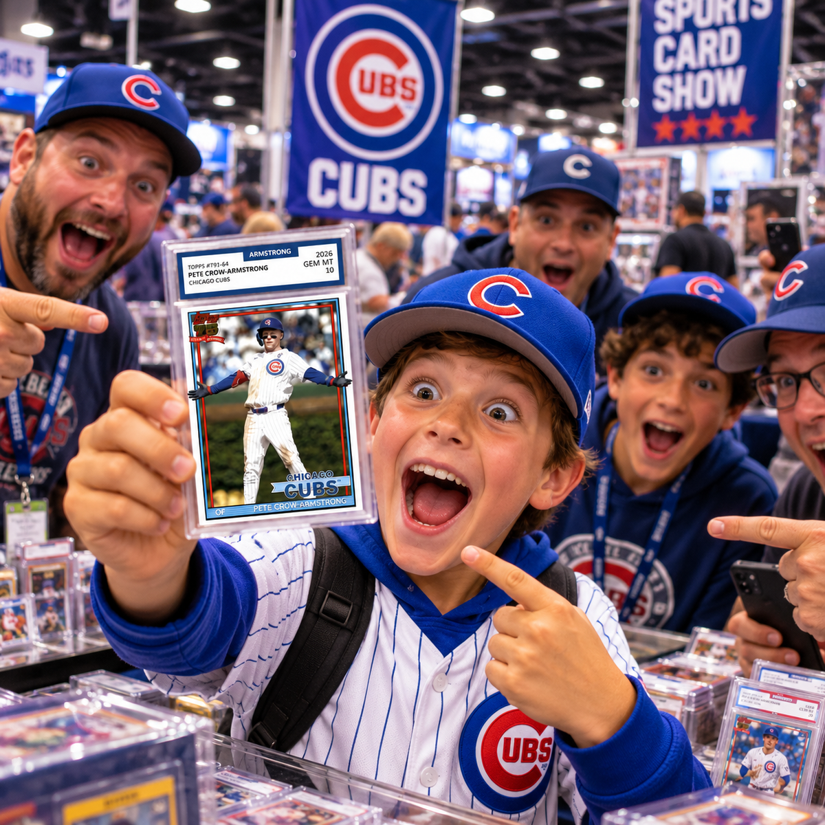 2026 Topps Pete Crow-Armstrong #T91-64 GEM MINT 10 – Chicago Cubs 75th Anniversary Baseball Card