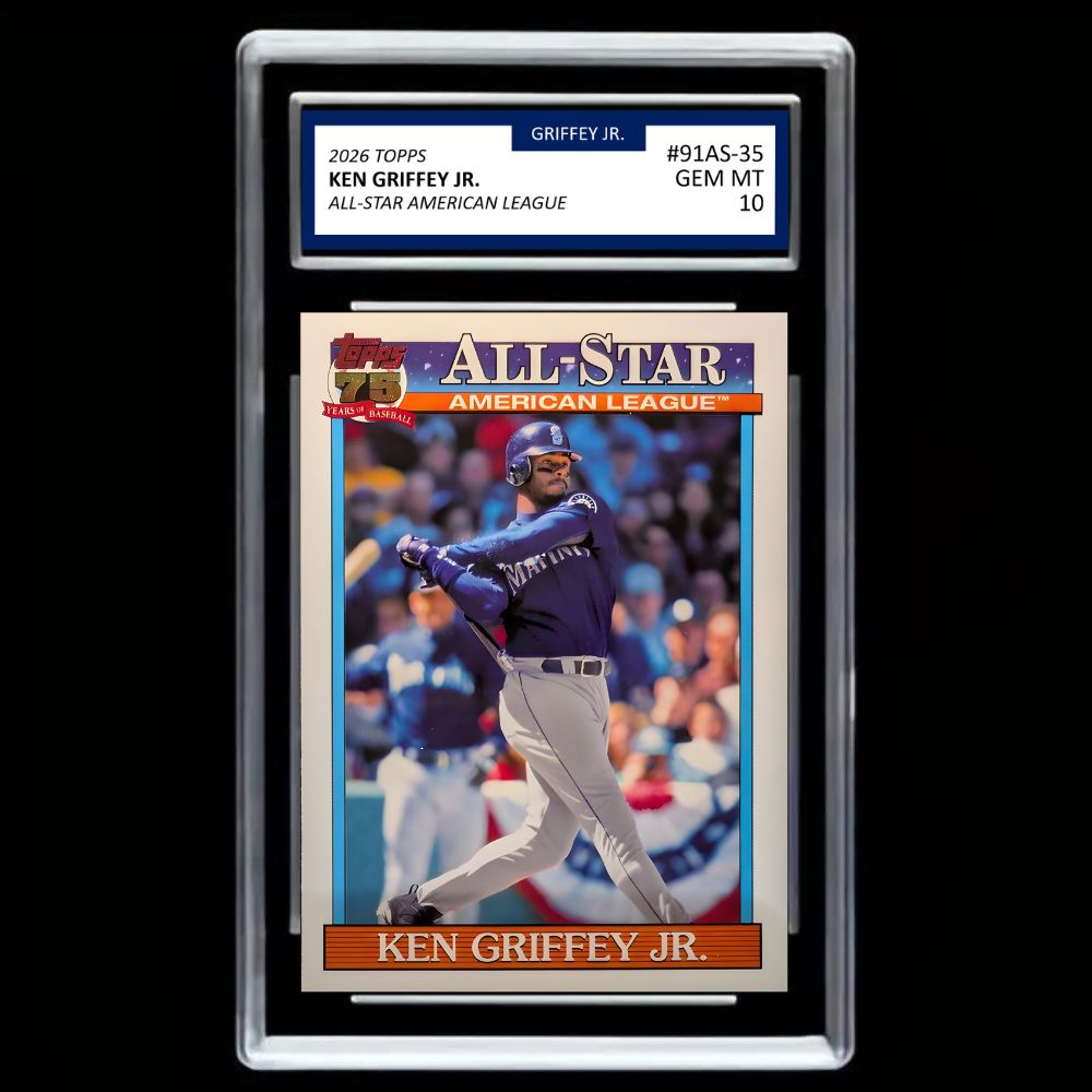2026 Topps Series 2 - Ken Griffey Jr. #91AS-35 1991 Topps All-Star Insert - Graded Gem Mint 10!