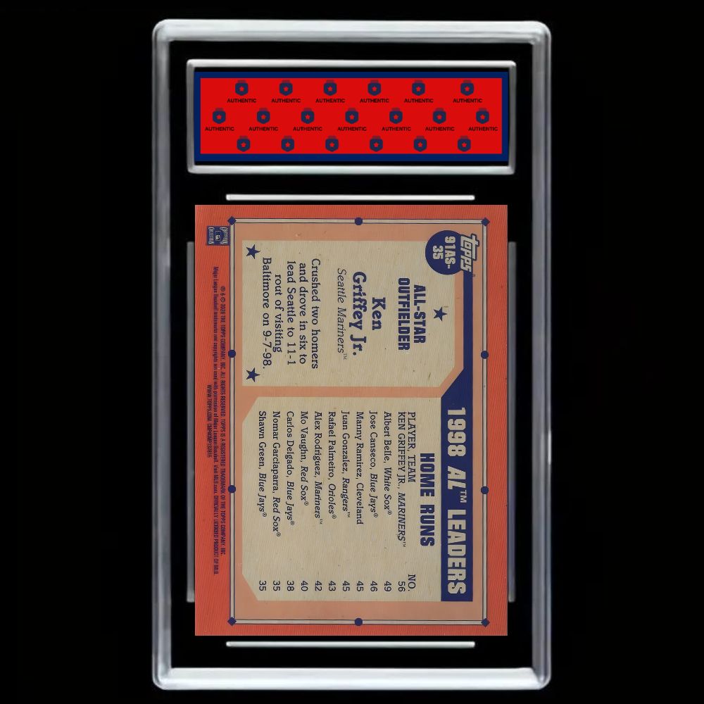 2026 Topps Series 2 - Ken Griffey Jr. #91AS-35 1991 Topps All-Star Insert - Graded Gem Mint 10!