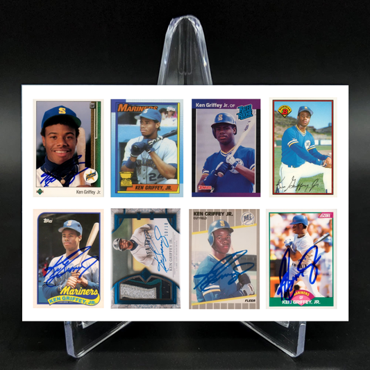 Ken Griffey Jr. #24 Mini Card Set Seattle Mariners Mint Uncut Cards Sheet!