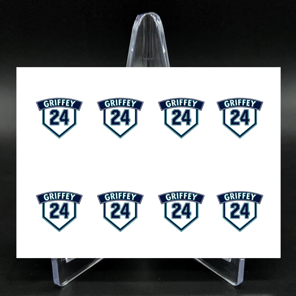 Ken Griffey Jr. #24 Mini Card Set Seattle Mariners Mint Uncut Cards Sheet!