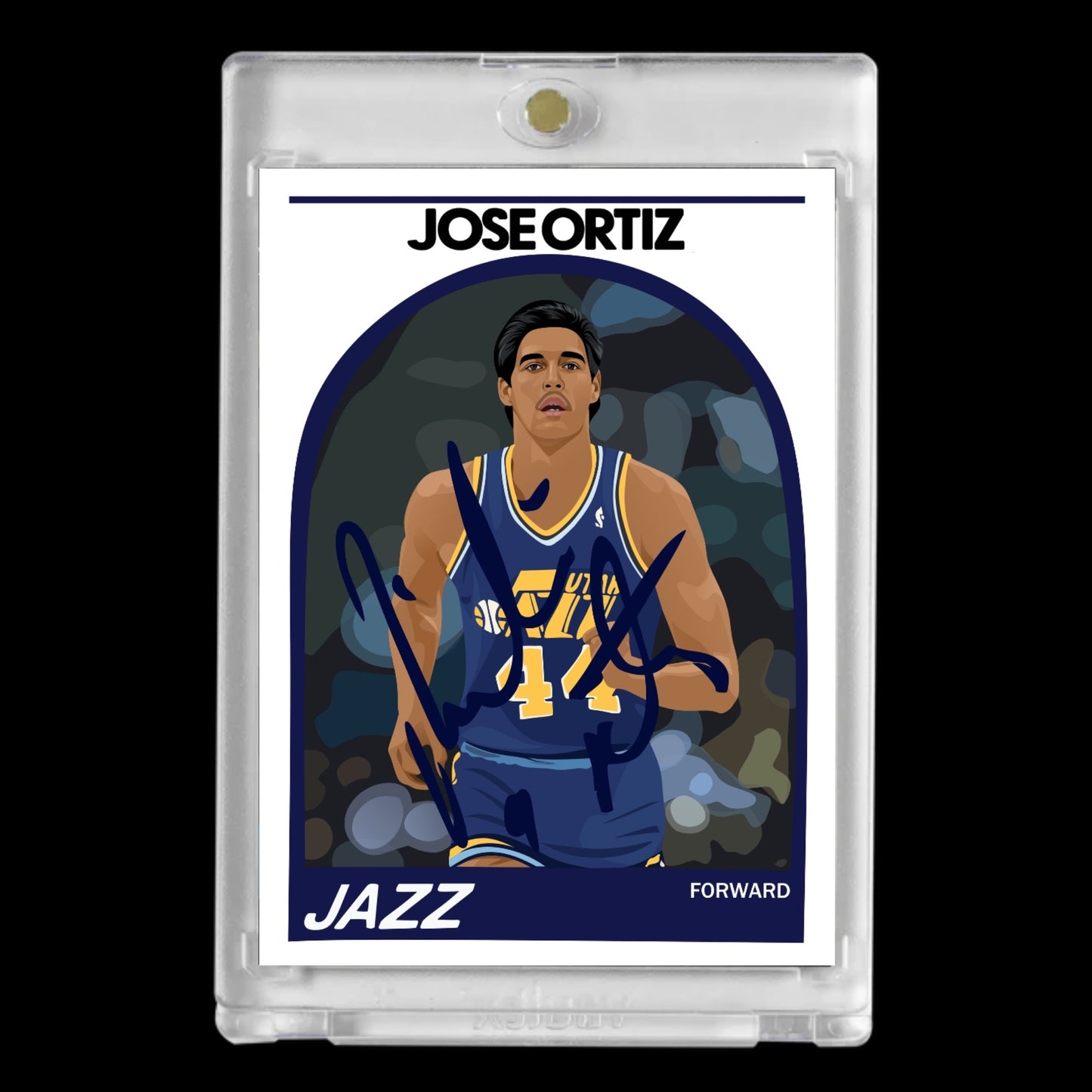 Jose Piculin Ortiz Custom Art Card – Puerto Rico Basketball Legend