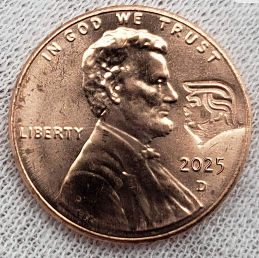 2025 President Donald Trump MAGA Lincoln Cent Penny Counterstamp Lucky Coin