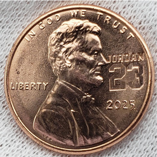 Michael Jordan Coin NBA #23 Chicago Bulls Memorabilia Counterstamp Penny 2025