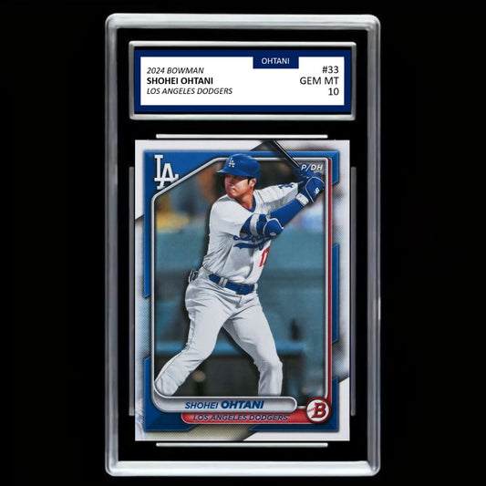 2024 Bowman Shohei Ohtani #33 Dodgers Graded Card GEM MT 10!