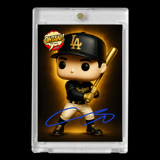 Shohei Ohtani 2025 #17 Los Angeles Dodgers Autograph Funko Pop Vinyl Card!