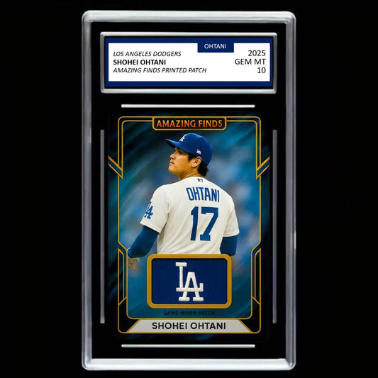 Shohei Ohtani #17 Dodgers Custom Art Card - GRADED GEM MINT 10!
