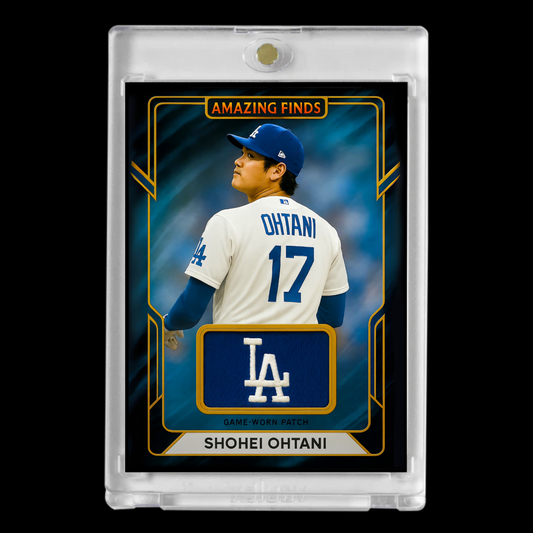 Shohei Ohtani #17 Dodgers Custom Art Card – Printed Patch Edition