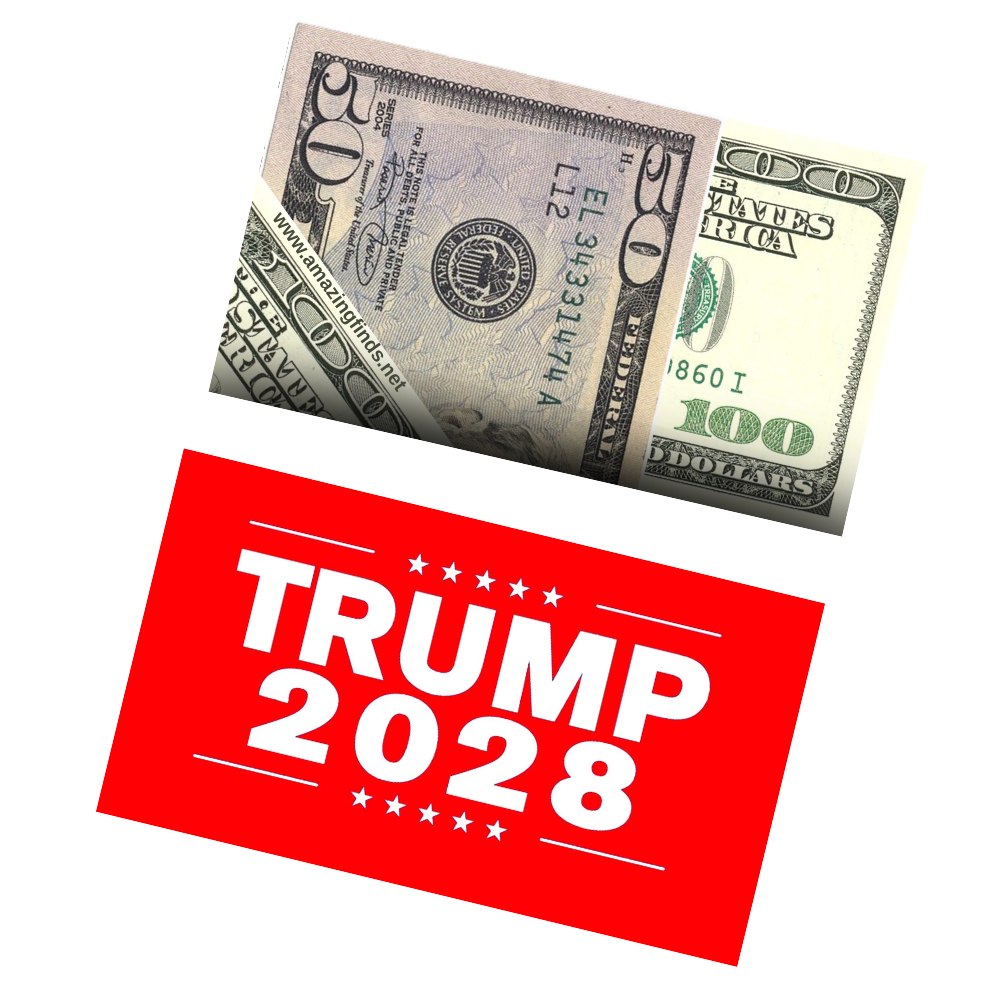 Donald Trump 2028 Dollar Bills Prank Money (5,000 Cards) Troll Everyone Today!!