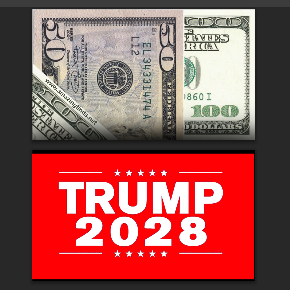 Donald Trump 2028 Dollar Bills Prank Money (5,000 Cards) Troll Everyone Today!!