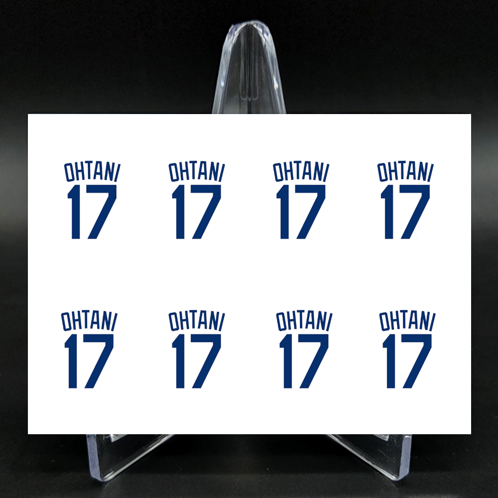 Shohei Ohtani #17 Mini Card Set LA Dodgers Mint Uncut Cards Sheet!