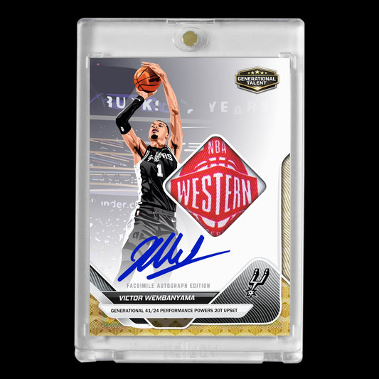 Victor Wembanyama Custom Art Card – Facsimile Auto | Generational Talent Basketball Collectible