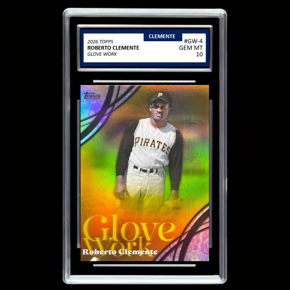 2026 Topps Series 2 - Roberto Clemente Glove Work #GW-4 Pirates - GRADED GEM MINT 10!