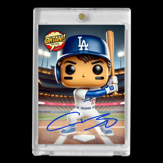 Shohei Ohtani 2025 #17 Dodgers Autograph Funko Pop Art Card – Limited Edition Tribute