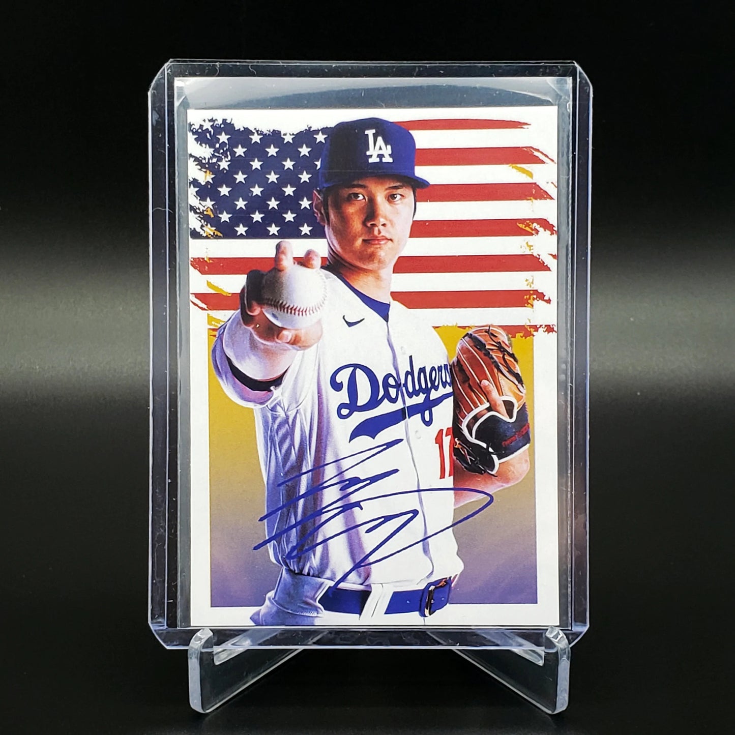 Shohei Ohtani 2024 #17 Los Angeles Dodgers Facsimile Autograph Mint Card