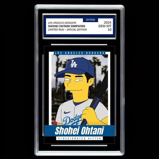 Shohei Ohtani 2024 LA Los Angeles Dodgers Mint Baseball Card - Graded GEM-MINT 10