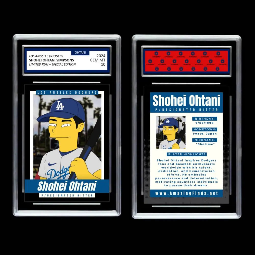 Shohei Ohtani 2024 LA Los Angeles Dodgers Mint Baseball Card - Graded GEM-MINT 10