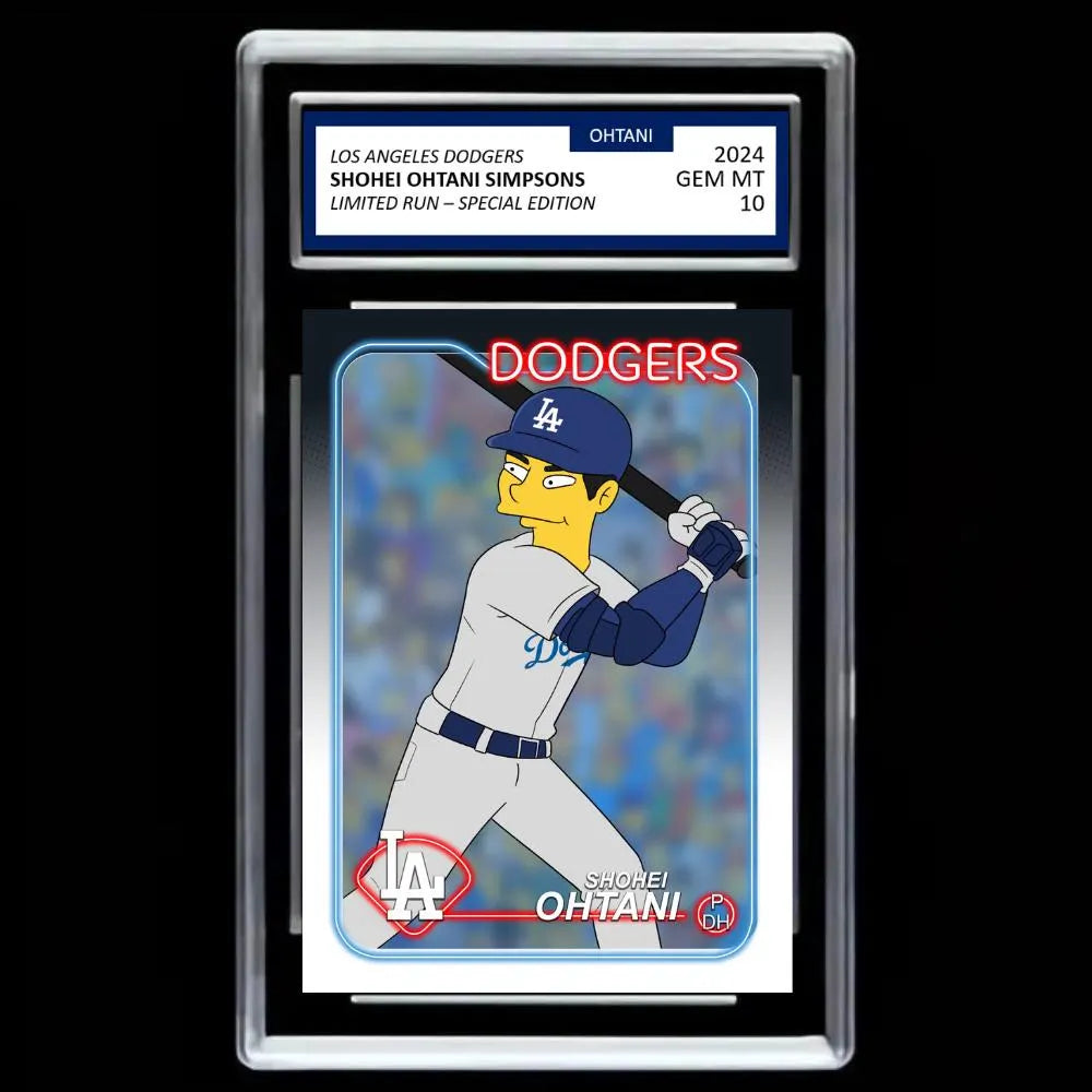 Shohei Ohtani 2024 LA Los Angeles Dodgers Mint Baseball Card - Graded GEM-MINT 10