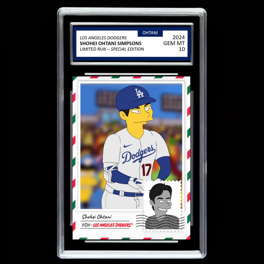 Shohei Ohtani 2024 LA Los Angeles Dodgers Mint Baseball Card - Graded GEM-MINT 10