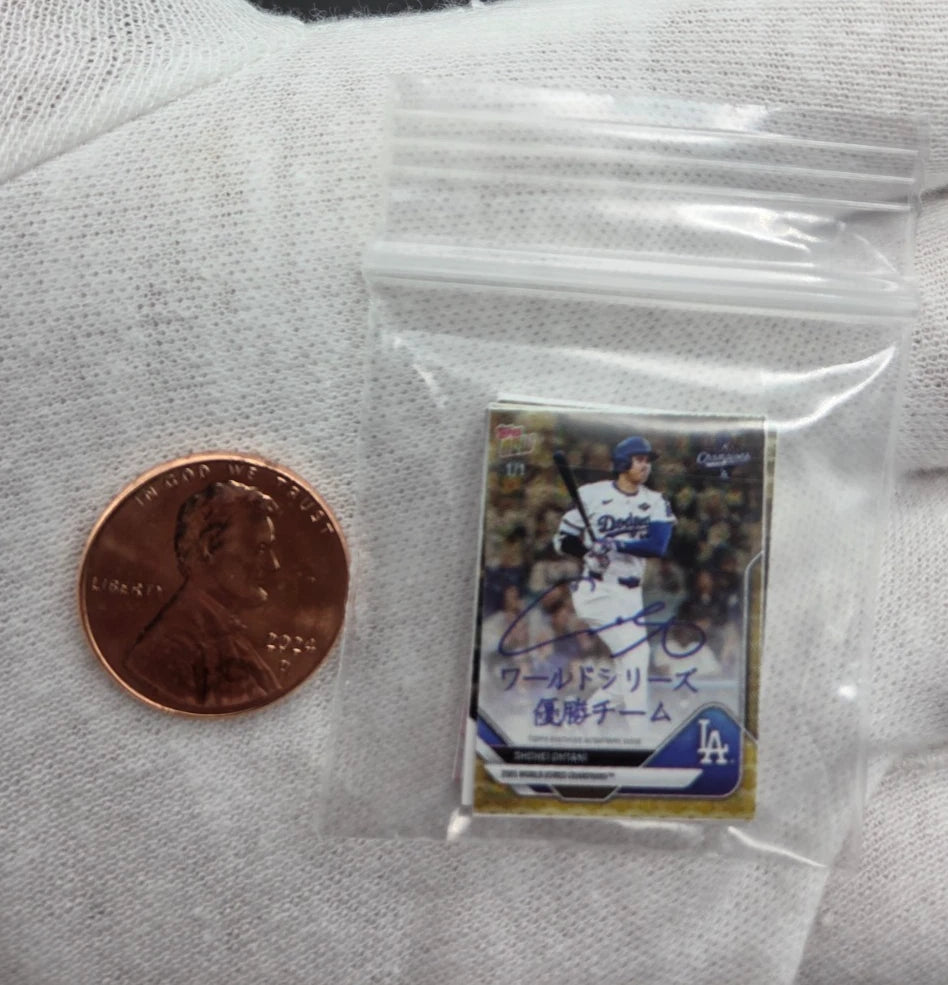 Shohei Ohtani #17 Mini Custom Baseball 8 Card Set LA Dodgers Rookie Angels Mint New!