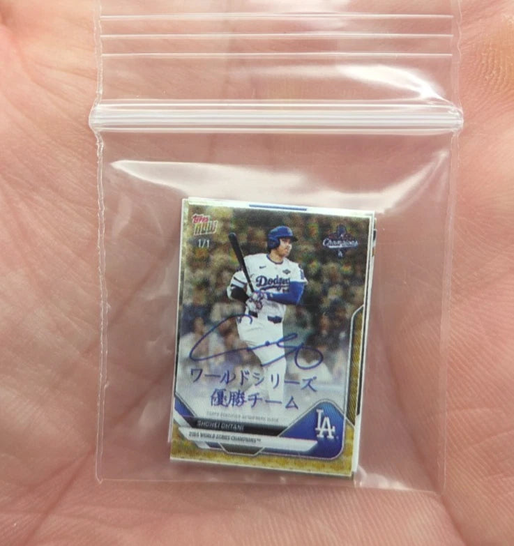 Shohei Ohtani #17 Mini Custom Baseball 8 Card Set LA Dodgers Rookie Angels Mint New!