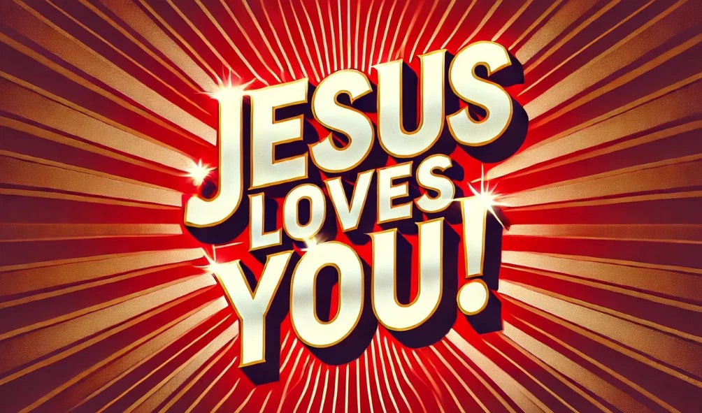 Jesus Loves You | Gospel Tracts | Bible Tracts | Business Card Size | Pack Of 5,000 Cards!