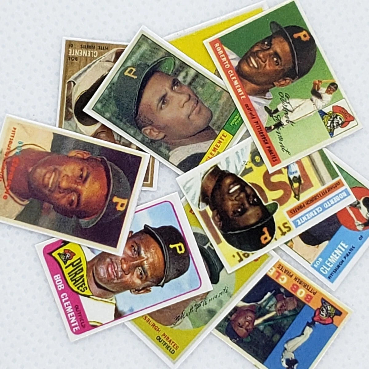 Roberto Clemente #21 Miniature 20 Card Set – Tiny Custom Baseball Collectible | Pirates Legend